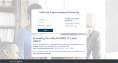 Desktop Screenshot of myclasses.caluniversity.edu